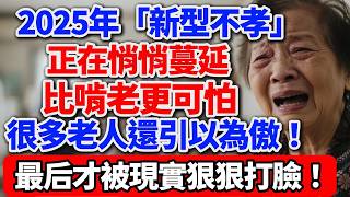 2025年「新型不孝」正在悄悄蔓延，比啃老更可怕，很多老人還引以為傲！【老王講情感】#晚年生活 #中老年生活 #為人處世 #生活經驗 #情感故事 #老人 #幸福人生 #talks #家庭關係 #婆媳