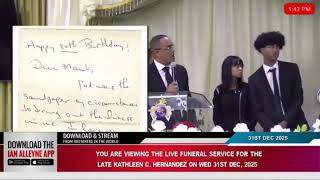 “Goodbye mom”: ASP Mark Hernandez makes emotional disclosure at mother’s funeral—