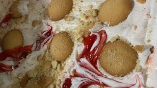 How to make strawberry no bake Banana pudding