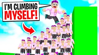 Can We Climb The TALLEST WALL In ROBLOX RAGDOLL STACK!? (*MAX LEVEL* RAGDOLL BROKE OUR COMPUTERS!)