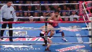 Round 4 highlights - Manny Pacquiao vs Juan Manuel Marquez III