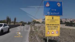 www.siciliatv.org - Favara rischia di rimanere isolata: strade in entrata e in uscita impraticabili