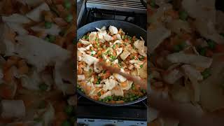 Making fried rice #shorts #shortsfired #youtubeshorts #vlogster #friedrice