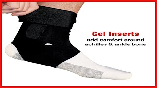 ACE Brand Deluxe Ankle Stabilizer, Adjustable, Black