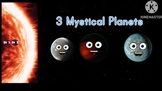 The top 3 Mystical Planets in the Solar System|Klt Fan Song.