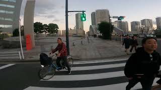 Evening Ride Through Tokyo: Cycling in Ginza & Toyosu at Sunset 🚴‍♂️🌆 - Part 7