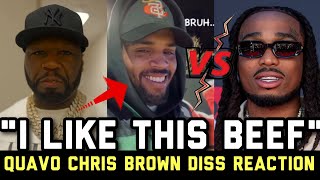 50 Cent & Chris Brown RESPONDS To Quavo Chris Brown DISS Featuring Takeoff