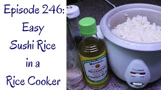 Easy Sushi Rice in a Rice Cooker // #shorts