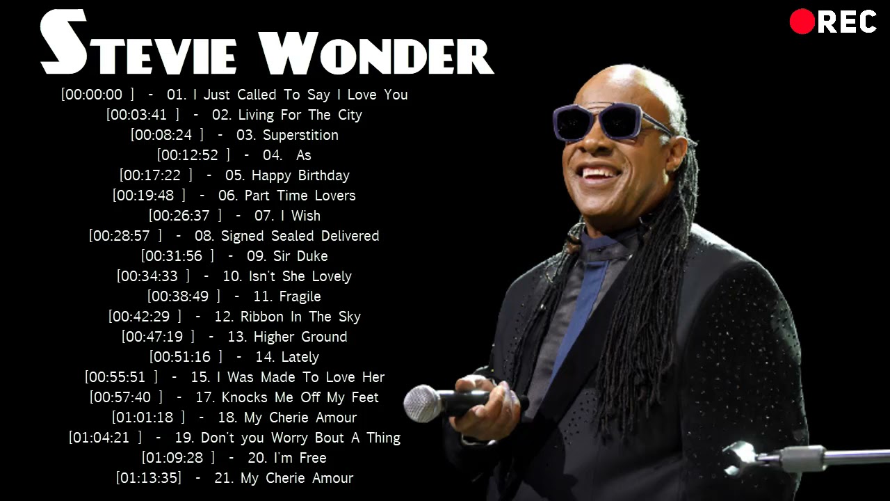 Stevie Wonder Greatest Hits Full Album - Beste Liedjies Van Stevie ...