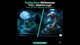 TryHackMe Whiterose Full Walkthrough | IDOR Exploit, SSTI to RCE | Python