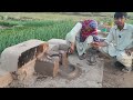 open kitchen ki new look kown kown si tabdelian aa gien village woman life and mud work routine