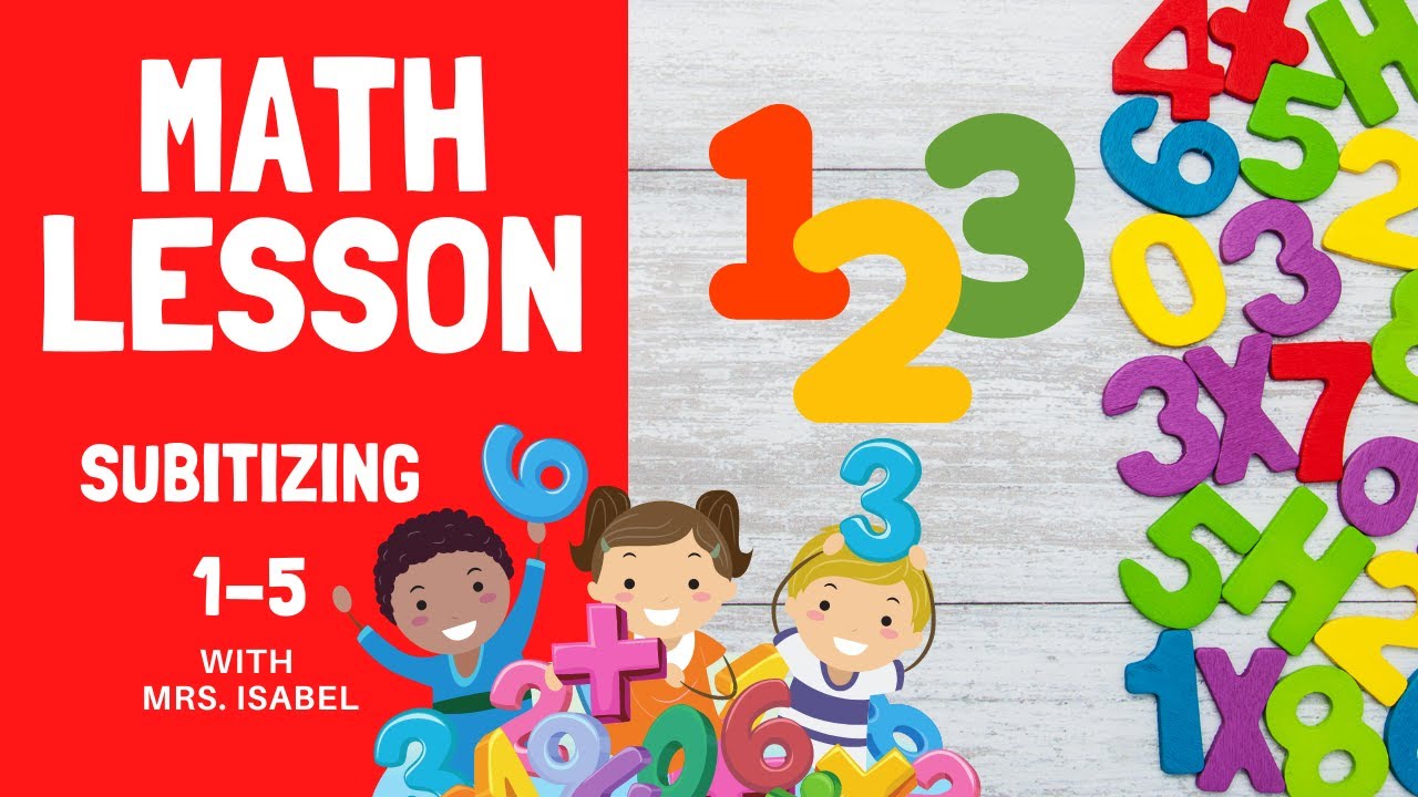 Subitizing 1 To 5 Youtube