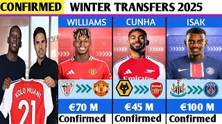 NEW CONFIRMED TRANSFERS \u0026 RUMOURS WINTER 2025🤑🔥KOLO MUANI TO ARSENAL,ISAK TO PSG