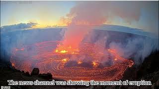 ハワイ島【速報】キラウエア火山が噴火しました　女神ペレ　ハレマウマウ火口　キラウエア火山国立公園　2023年6月7日の今日の噴火