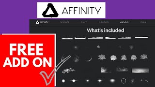 FREE ADD-ON For Affinity Photo \u0026 Designer