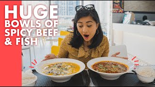 Eating Huge Bowls of Spicy Beef \u0026 Fish (Sichuan Style Macau Food) | Try La!