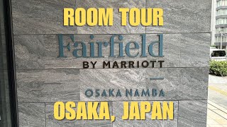 Fairfield by Marriott Osaka Namba Superior King room tour - Great location and room! #japan #hotel