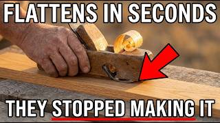 The Forgotten 1800s Tool That Flattens Boards in Seconds. Why Did They Stop Making It?