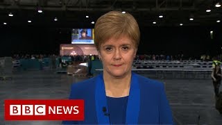 Election results 2019: Scottish First Minister Nicola Sturgeon on SNP performance - BBC News