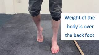 First ray activation at toe off for stability and alignment