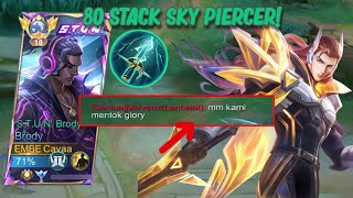 KENAPA MM SELALU DI SALAHIN? BRODY MENCARI STACK SKY PIERCER - Mobile Legend