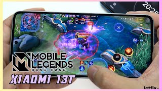 Xiaomi 13T Mobile Legends Gaming test MLBB Update | Dimensity 8200 Ultra, 144Hz Display