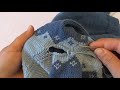 how to close the holes under the arm on raglan and round yoke sweaters.