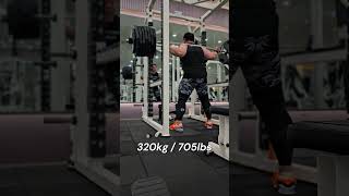 스쿼트 320kg squat 705lbs #shorts