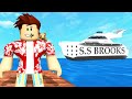 I Went On A CRUISE.. Captain Was Secretly Crazy! (Brookhaven RP)