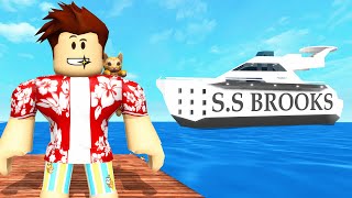 I Went On A CRUISE.. Captain Was Secretly Crazy! (Brookhaven RP)