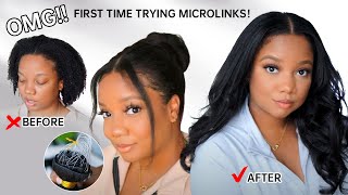 FIRST TIME EVER! | *NEW* WEFT MICRO BEAD EXTENSIONS | Curls Queen