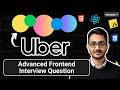 Solving Uber Advanced Frontend Interview Question | Overlapping Circles