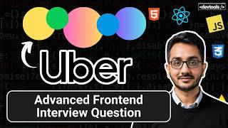 Solving Uber Advanced Frontend Interview Question | Overlapping Circles