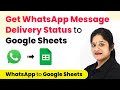 How to Get WhatsApp Message Delivery Status to Google Sheets