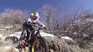 Rowdy the Clown rides a Borealis Yampa Fat Bike