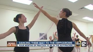 Young ballerinas dancing their way to the Hippodrome