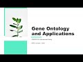 what is gene ontology definition and explanation