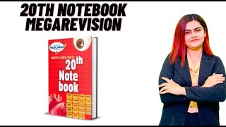 20TH NOTEBOOK CONCEPT | MOST IMPORTANT STRATEGY TO CRACK NEETPG AND FMGE