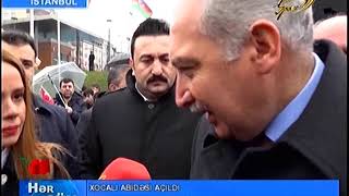 İstanbulda Xocalı abidesi ve Azerbaycan Dostluq parkının açılışı olub