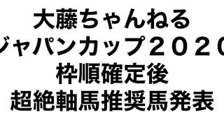 ジャパンカップ2020 枠順確定後 超絶軸馬推奨馬　発表 東京芝Cコース 21日〜23日までの傾向 調教診断