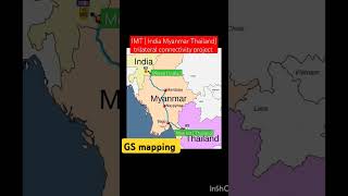 GS2,3 : IMT Trilateral Highway #geography Golden triangle #upsc #uppsc  #ias #sdm #ips #trending