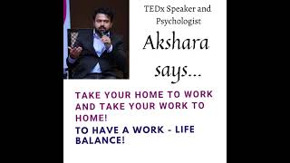 Work  life balance | Invite | Mano Chinthana |