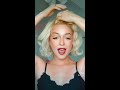 how i do marilyn monroe’s hair vintage shorts