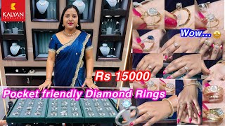 Rs 15000😳😱onwards Pocket friendly Diamond Rings 💍 | Engagement rings - Budget friendly 💍