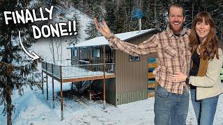 FINISHING Our Metal Deck | Couple Building Off-Grid