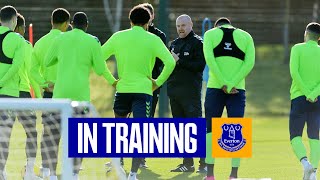 PRE-MERSEYSIDE DERBY TRAINING | Dyche prepares Blues for Anfield