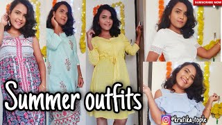 #summeroutfits#ajio#biba Summer Outfit Ideas|Summer 2021|Clothing|Haul|Krutika Tople