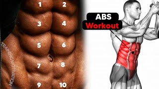BEST  6 ABS EXERCISES🔥🔥 Home🏠 Workout No Equipment