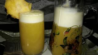 अन्ननास का ये ताज़ा जूस बनाऐ, तुरन्त गर्मी भगाऐfresh\u0026healthy pine apple juice,/summer special drink