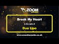 Dua Lipa - Break My Heart - Karaoke Version from Zoom Karaoke